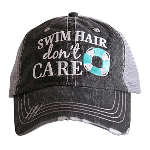 KATYDID Swim Hair Don t Care Women s Baseball Hats Caps Mint KATYDID Swim Hair Don t Care Women s Baseball Hats Caps Mint