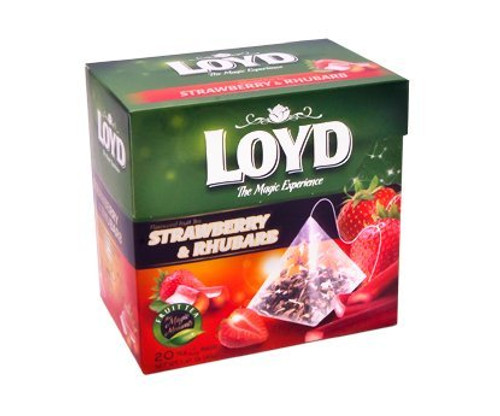 Loyd the Magic Experience Flavoured Fruit Tea Strawberry  Rhubarb 20 teabags