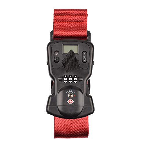 Smaior Luggage Straps with Lock and Scale Suitcase Belts Smaior Luggage Straps with Lock and Scale Suitcase Belts