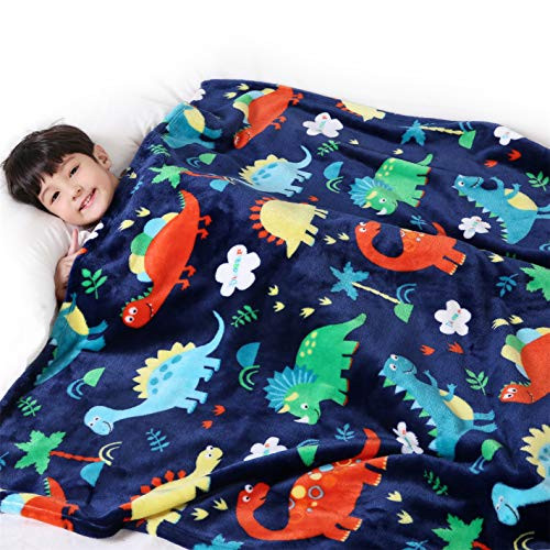 Lukeight Flannel Blanket with Cartoon Dinosaurs Pattern on Both Sides Fluffy Cozy Plush Blanket for Teens and Kids Soft and Warm Throw Blanket for Couch Bed Sofa 50x60 Inches Lukeight Flannel Blanket with Cartoon Dinosaurs Pattern on Both Sides Fluffy Cozy Plush Blanket for Teens and Kids Soft and Warm Throw Blanket for Couch Bed Sofa 50x60 Inches