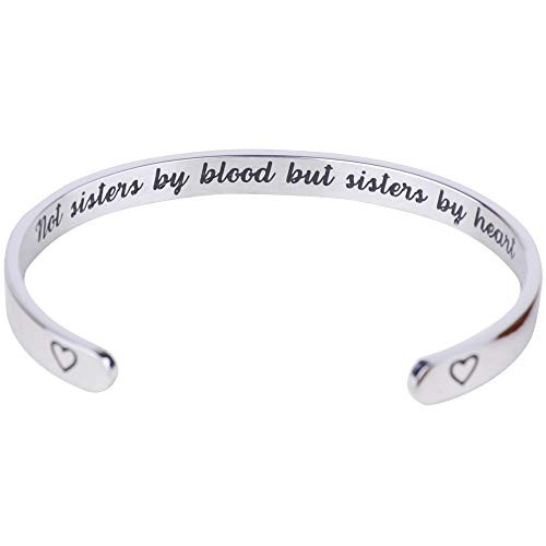 Sister Best Friend Gift s for Women Birthday Gift s for Best Friends BFF Sister in Law JewelryUnbiological Sister Gift s Soul Sister Gift s Not Sisters by Blood But Sisters by Heart Bracelet Sister Best Friend Gift s for Women Birthday Gift s for Best Friends BFF Sister in Law JewelryUnbiological Sister Gift s Soul Sister Gift s Not Sisters by Blood But Sisters by Heart Bracelet
