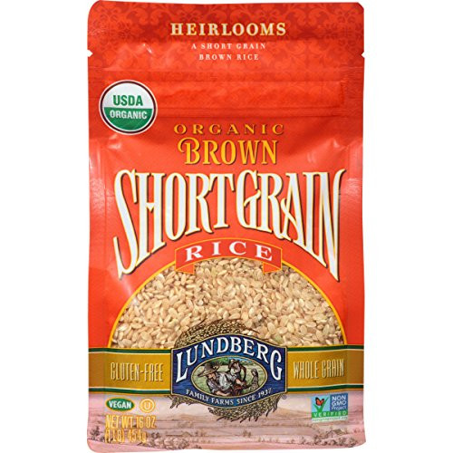 Lundberg Family Farms Organic Short Grain Rice Brown 16 oz