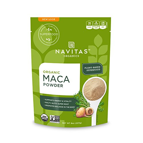 Navitas Organics Maca Powder 8 oz  Bag  Organic NonGMO Low TempDriedGlutenFree