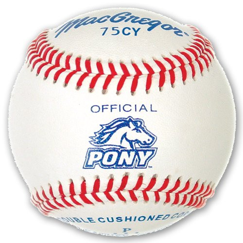 MacGregor Youth 75CY Official Pony League Baseball One Dozen