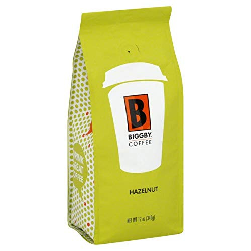 BIGGBY HAZELNUT Ground Coffee 12 oz bag