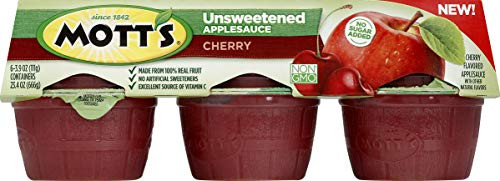 Mott s Applesauce Cherry 6 Count of 3 9 oz Containers 23 4 oz Mott s Applesauce Cherry 6 Count of 3 9 oz Containers 23 4 oz