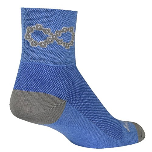 SockGuy Infinite Classic Sock Sporty and Stylish 3 Inches  Small/Medium