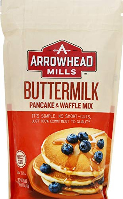 Arrowhead Mills Buttermilk Pancake  Waffle Mix 26 Ounce Bag