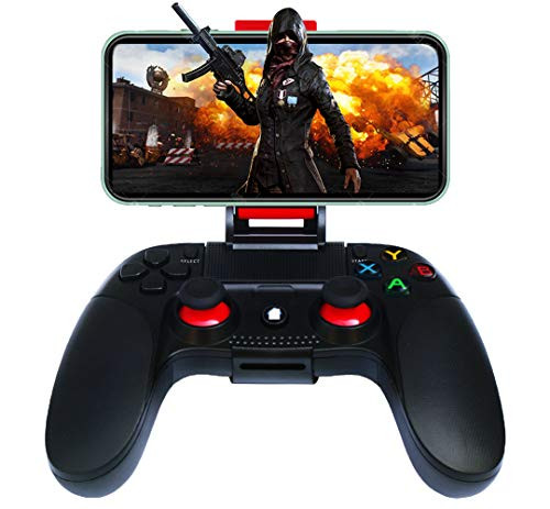 Wireless Game Controller for Android  Maegoo Wireless Bluetooth Mobile Game Controller Gamepad Joystick with Retractable Bracket Compatible for Android Phone/Tablet