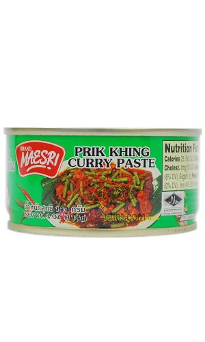 Maesri Thai Prik Khing Curry Paste  4 Oz