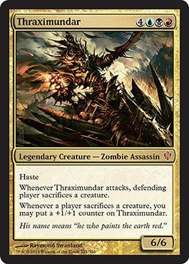 Magic The Gathering  Thraximundar 221/356  Commander 2013