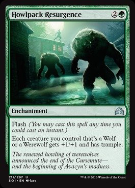 Magic The Gathering  Howlpack Resurgence 211/297  Shadows Over Innistrad