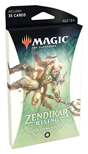 Magic The Gathering Zendikar Rising Theme Booster White Magic The Gathering Zendikar Rising Theme Booster White
