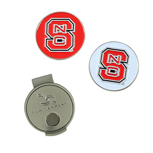 Team Effort NC State Wolfpack Hat Clip  2 Ball Markers