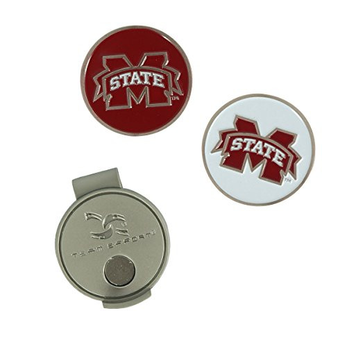 Team Effort Mississippi State Bulldogs Hat Clip  2 Ball Markers