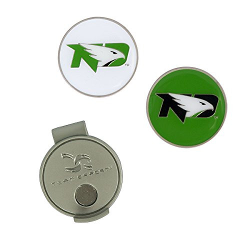 Team Effort North Dakota Fighting Hawks Hat Clip  2 Ball Markers