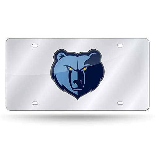 NBA Rico Industries Laser Inlaid Metal License Plate Tag Memphis Grizzlies NBA Rico Industries Laser Inlaid Metal License Plate Tag Memphis Grizzlies