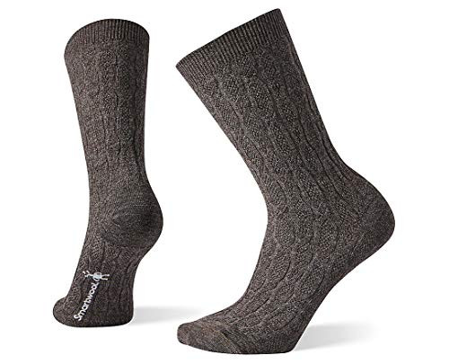 Smartwool Chain Link Cable Crew Taupe MD Women s Shoe 79 5