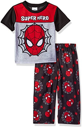 Marvel Boys  Little SpiderMan 2Piece Pajama Set black 2T