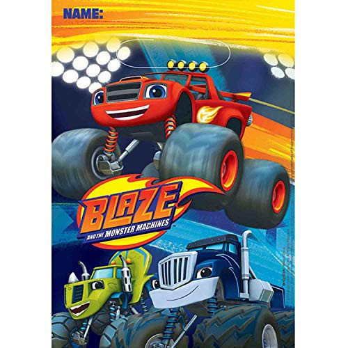 Blaze and the Monster Machines Folded Loot Bags Party Favor