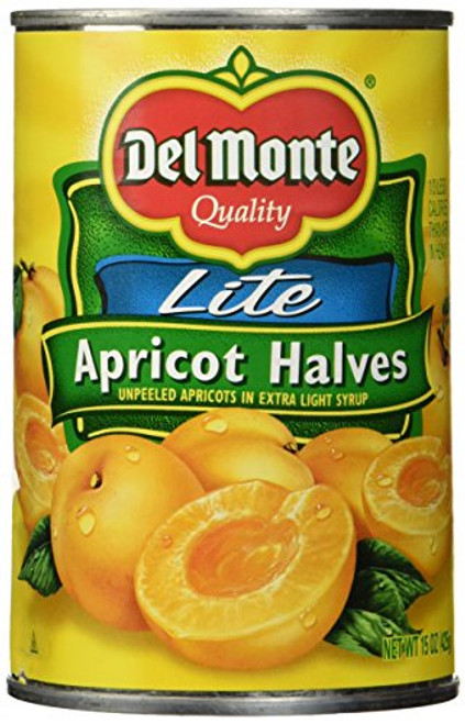 Del Monte Lite Apricots in Extra Light Syrup 15oz Can Pack of 6 Del Monte Lite Apricots in Extra Light Syrup 15oz Can Pack of 6