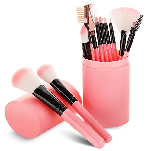 Makeup Brush Sets  12 Pcs Makeup Brushes for Foundation Eyeshadow Eyebrow Eyeliner Blush Powder Concealer Contour