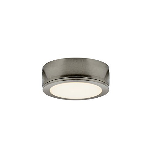 DALS Lighting 6001SN 2 75  Power LED Under Cabinet Puck Light Satin Nickel