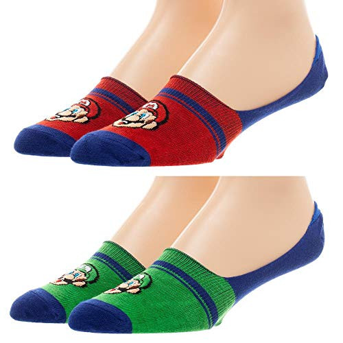 Mario and Luigi Socks Super Mario Accessories Super Mario Gift  Suepr Mario Socks Super Mario ApparelJuniors