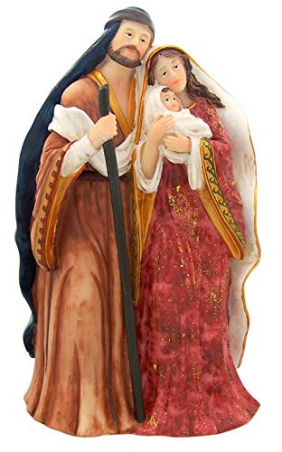 Manger Scene Christmas Decorations Resin Holy Family Nativity Figurine 6 Inch