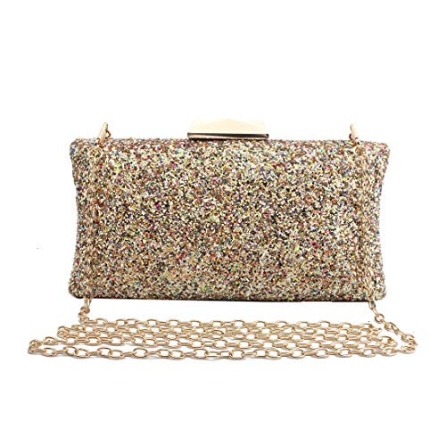 Clutch Purse Elegant Glitter Evening Bags Bling Evening Handbag For Dance Wedding Party Prom Bride Bag GOLD