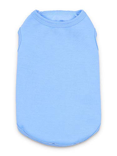 Pet Dog T Shirt Large Dogs Clothes XXXXL Shirts for Large Dogs Blue