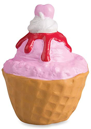 Soft n Slo Squishies Sweet Treats Super Series Series Strawberry Ice Cream Waffke Cup
