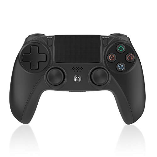 Medvoe Wireless Game Controller for PS4 Builtin Speaker/Gyro/Motor Joystick Remote Gamepad for Playstation 4/Slim/Pro Console  Jet Black