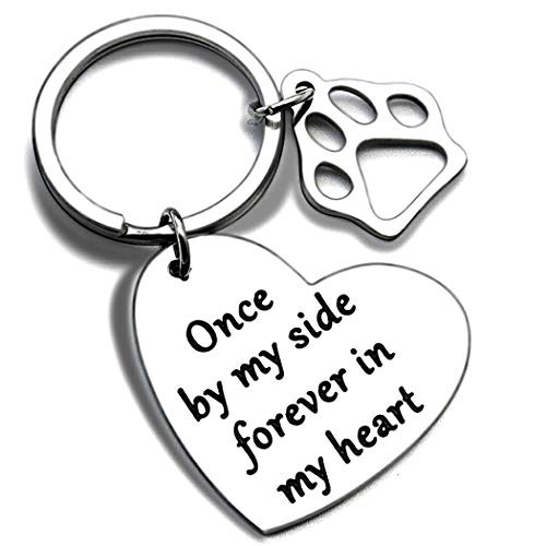iweca Pet Memorial Gift Keychain for Dogs Cats Personalized Loss of Pet Sympathy DIY Crafts Keepsake Cat  Remembrance Angel with Paw Print Family Keyrings iweca Pet Memorial Gift Keychain for Dogs Cats Personalized Loss of Pet Sympathy DIY Crafts Keepsake Cat  Remembrance Angel with Paw Print Family Keyrings