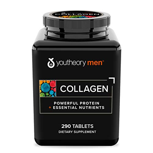 Youtheory Men s Collagen Advanced with Biotin 290 Count 1 Bottle