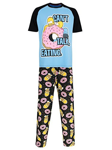 The Simpsons Mens  Homer Simpson Pajamas Medium