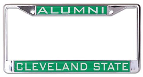 WinCraft Cleveland State University Vikings Alumni Premium License Plate Frame Metal with Inlaid Acrylic WinCraft Cleveland State University Vikings Alumni Premium License Plate Frame Metal with Inlaid Acrylic