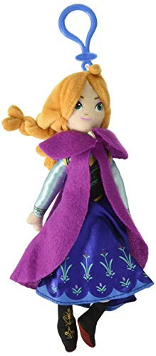 Disney Frozen Anna 8  with Clip and Hidden Zipper Pull Bag Plush Dolls