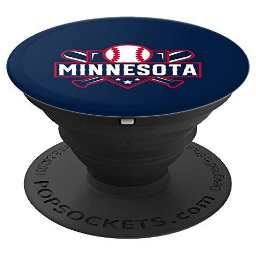 Minnesota Baseball Home Plate Crossed Bats PopSockets Grip and Stand for Phones and Tablets Minnesota Baseball Home Plate Crossed Bats PopSockets Grip and Stand for Phones and Tablets