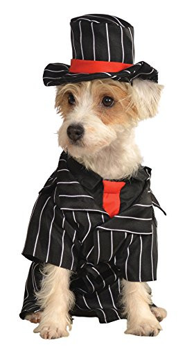 Rubie s Gangster Pet Costume Medium Multicolor