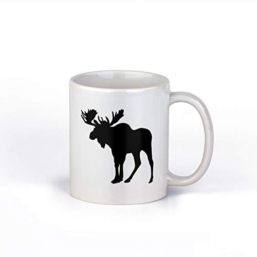 Moose Coffee Mug  Moose Ceramic Coffee Cup  11Ounce Coffee Mug  NI646