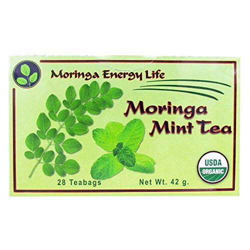 MORINGA MINT TEA USDA Organic Nature´s Most Potent Botanical for Nutrients Vitamins Minerals Now with Soothing Mint Boost your Energy and Wellness with this Delicious Moringa Tea in 28 teabags MORINGA MINT TEA USDA Organic Nature´s Most Potent Botanical for Nutrients Vitamins Minerals Now with Soothing Mint Boost your Energy and Wellness with this Delicious Moringa Tea in 28 teabags