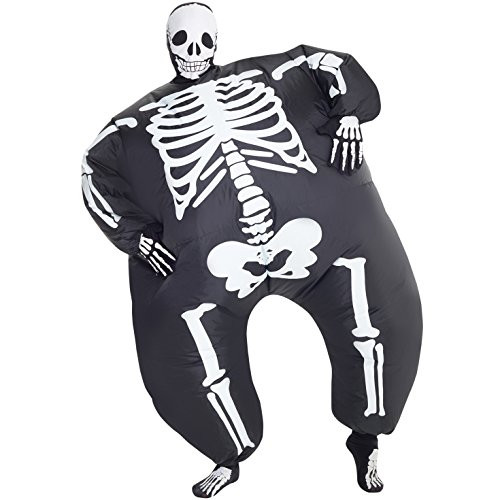 Morph MegaMorph Skeleton Inflatable Blow Up Fancy Dress Costume  One Size