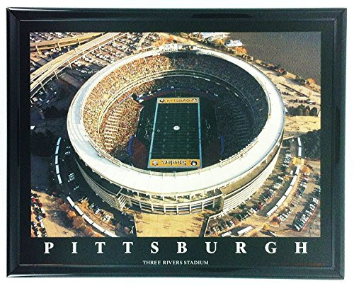 Pittsburgh Steelers Three Rivers Stadium Framed Aerial Photo