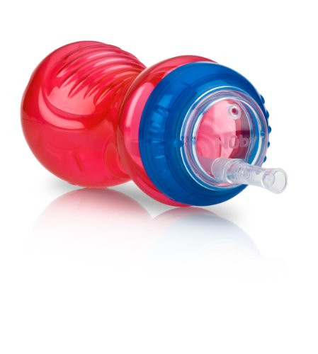 Nuby NoSpill Cup with Flex Straw 10 Ounce Colors May Vary