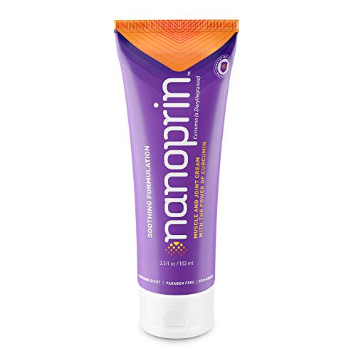 Nanoprin Muscle and Joint Pain Relief Cream Turmeric Curcumin Muscle Rub Soothing Cream for Back Pain Relief Arthritis Pain Relief and Neck Pain Relief 3 5 oz 1 Pack Nanoprin Muscle and Joint Pain Relief Cream Turmeric Curcumin Muscle Rub Soothing Cream for Back Pain Relief Arthritis Pain Relief and Neck Pain Relief 3 5 oz 1 Pack