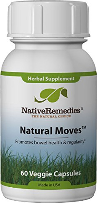 Native Remedies Natural Moves All Natural Herbal Supplement Promotes Bowel Health and Regularity as Related to Constipation 60 Veggie Caps Native Remedies Natural Moves All Natural Herbal Supplement Promotes Bowel Health and Regularity as Related to Constipation 60 Veggie Caps