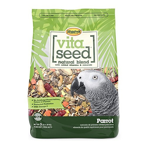 Higgins Vita Seed Natural Parrot Food 3 LB Bag  Fast Delivery by Just Jak s Pet Market