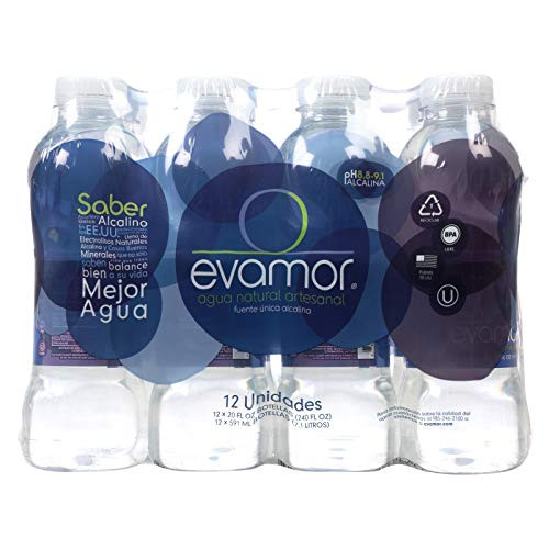 Evamor Water Artesian Alkaline 20 Fl Oz 12 Pack