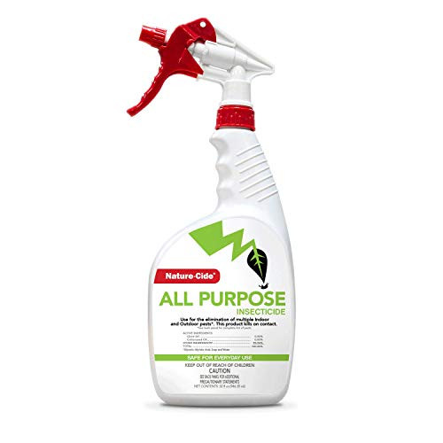 NatureCide All Purpose Insecticide  All Natural Roach Killer Spider Mosquito and Ant Spray to Keep Your Home Safe  Kills on Contact  No Strong Odor  32 oz